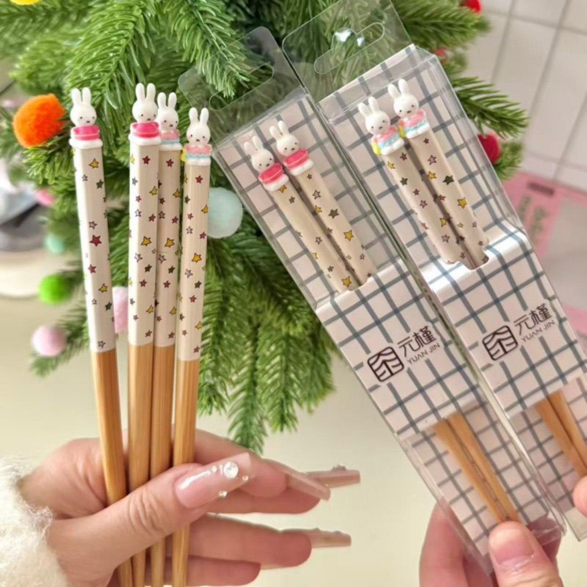 Model Kit Wood - Kawaii Miffy Rabbit Палочки для еды