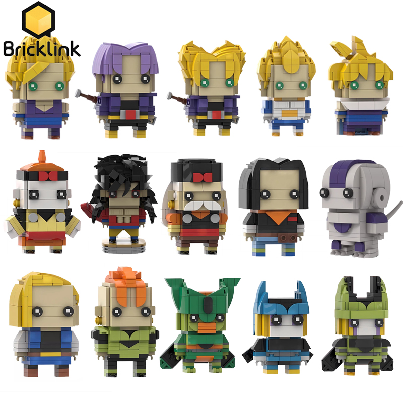 Model Kit Vegito - Идеи Bricklink MOC, аниме-фигурки, семь драконов,