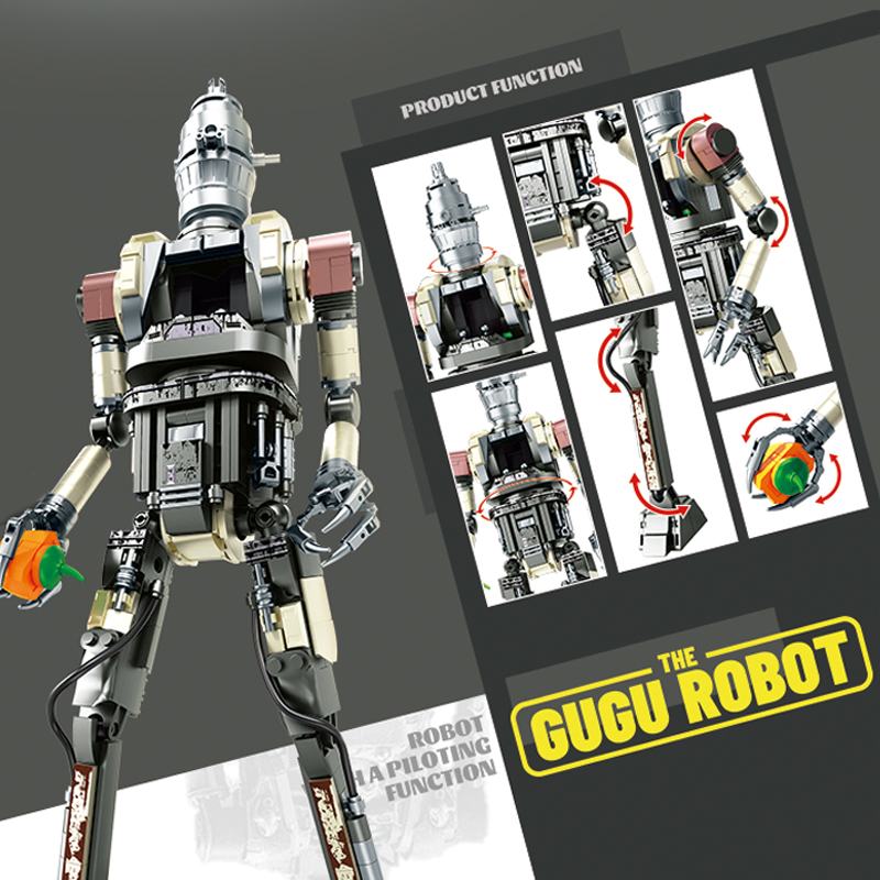 Model Kit Robocop - Машинная строительная игрушка, модель звезды IG11,