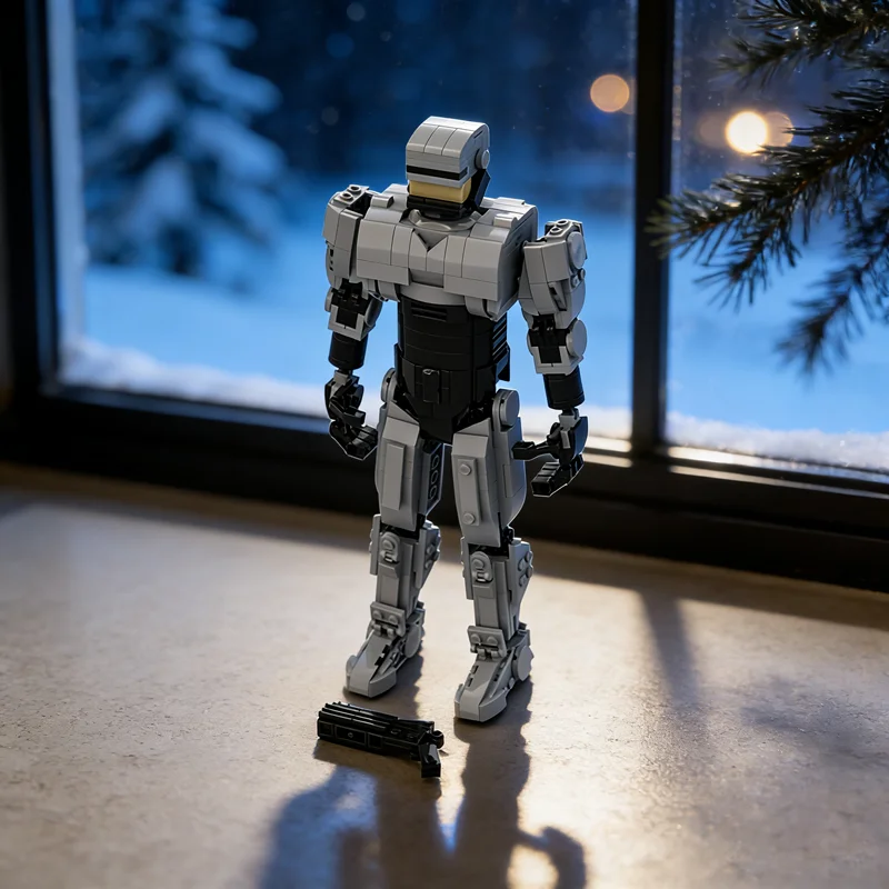 Model Kit Robocop - Набор строительных блоков MOC Robocop, 522