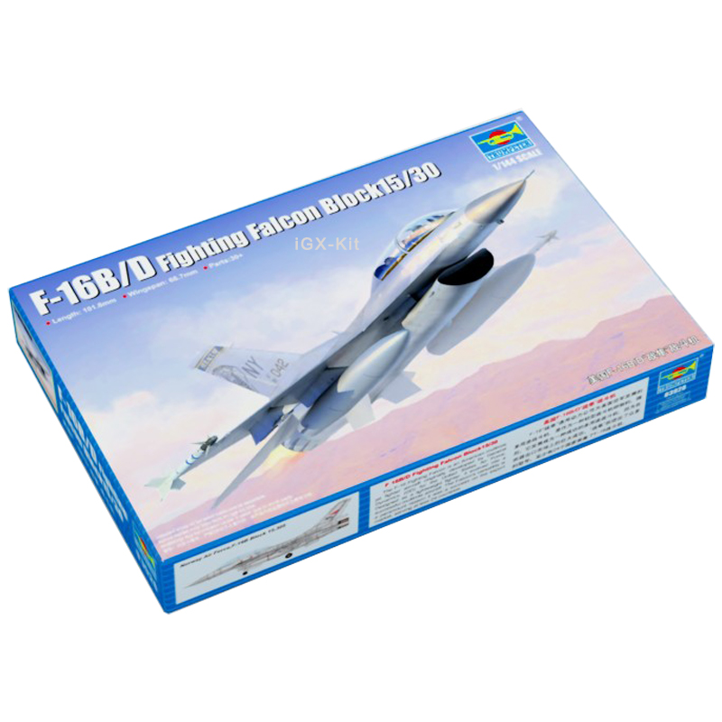 Trumpeter 03920 1/144 US F16 F – обзор и цена Model Kit F16