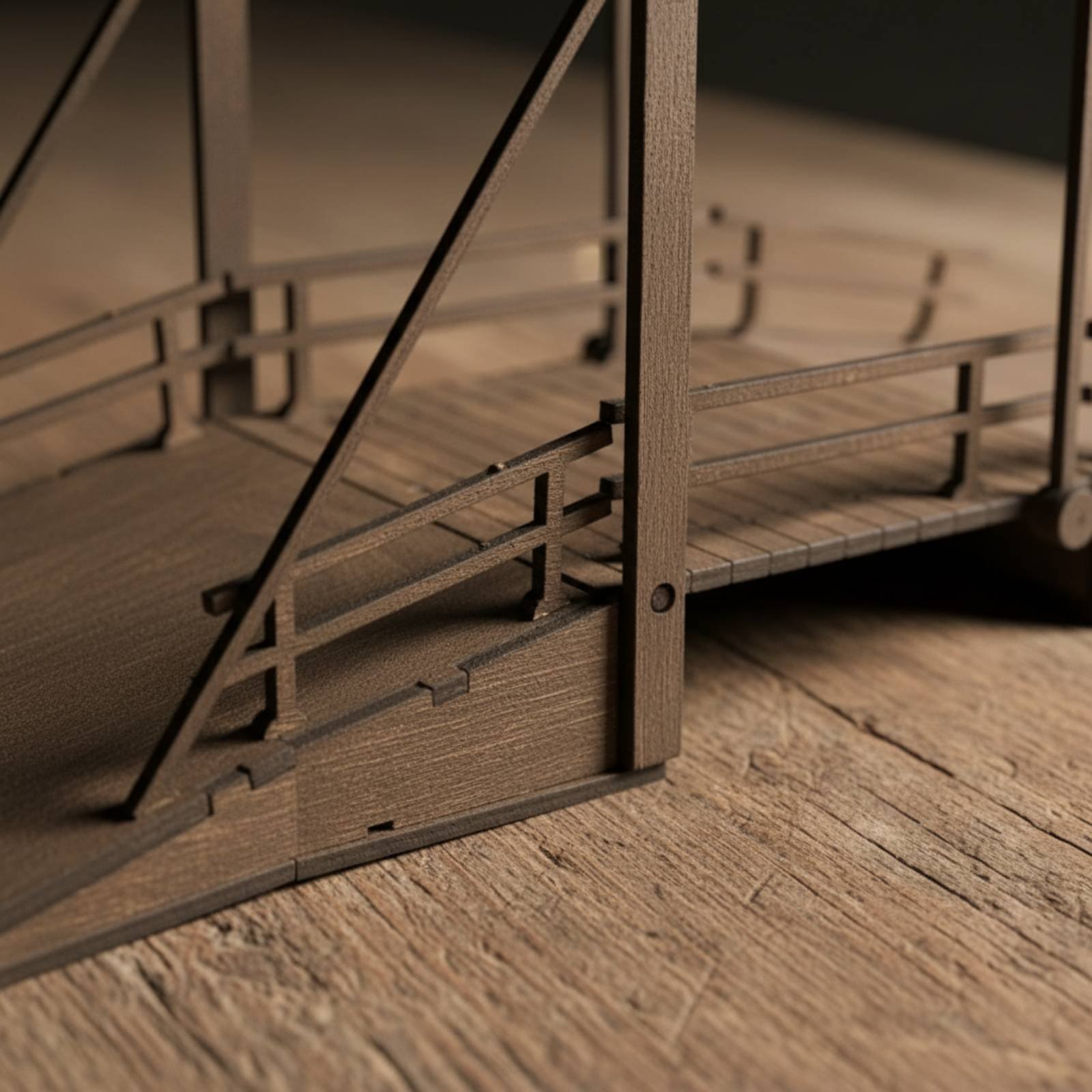 Модель моста времен Второй мир – обзор и цена Model Kit Wood