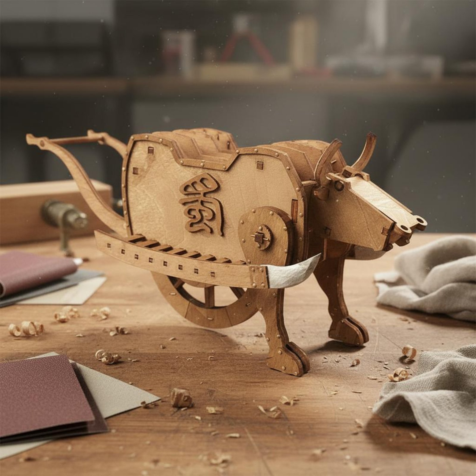 Деревянный конструктор Zhuge L – обзор и цена Model Kit Wood