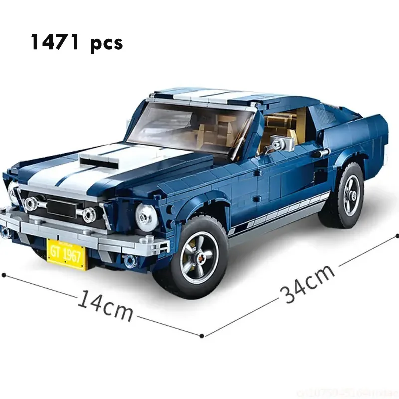 Конструктор MOC 1471 деталь: М – обзор и цена Model Kit Mustang