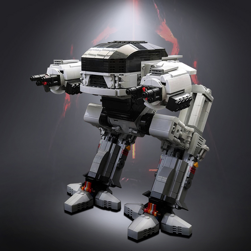 Gobricks UCS масштаб ED-209 мо – обзор и цена Model Kit Robocop
