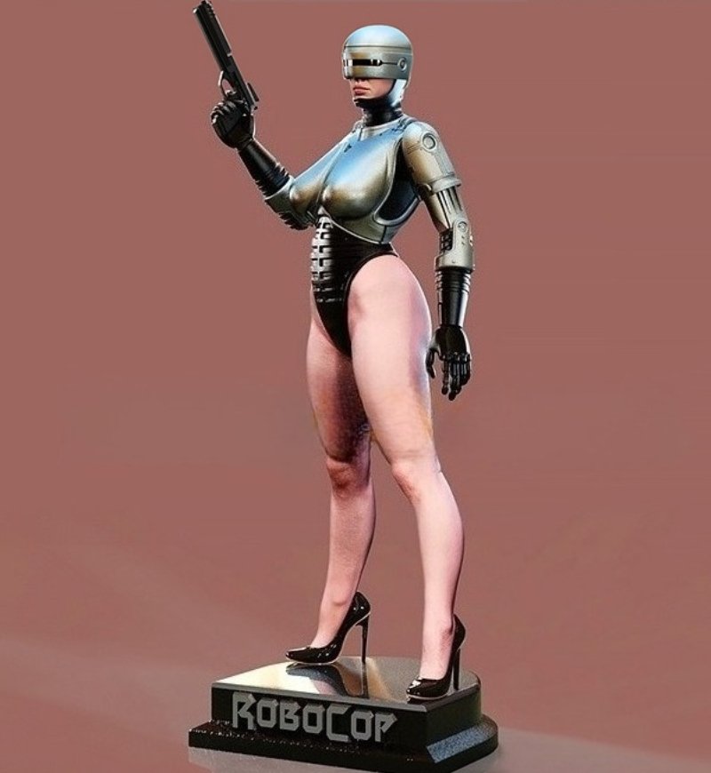 Масштаб 1/24, литая под давлен – обзор и цена Model Kit Robocop