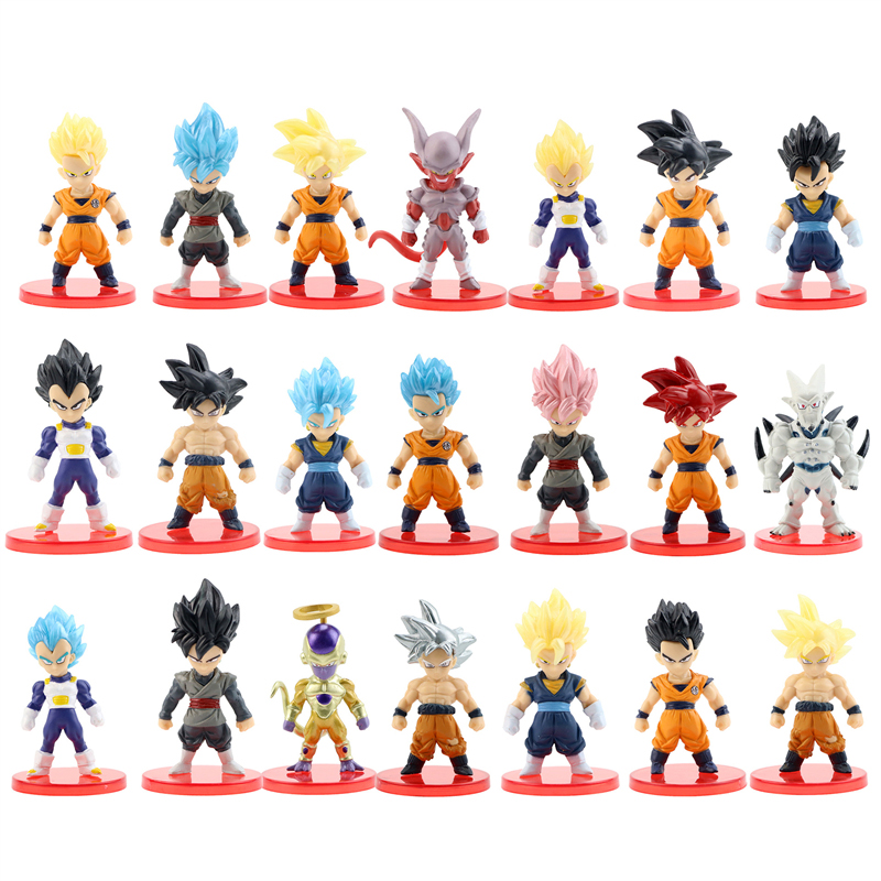 21 шт./компл., мини-фигурка Dr – обзор и цена Model Kit Vegito