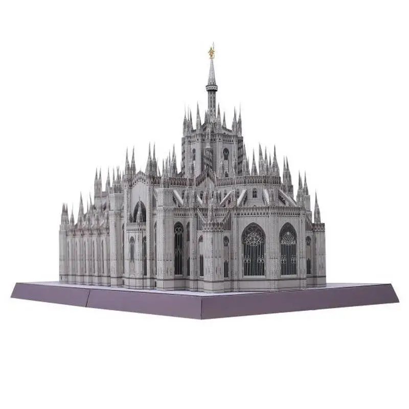 Бумажная 3D модель Миланского  – обзор и цена Model Kit Italeri