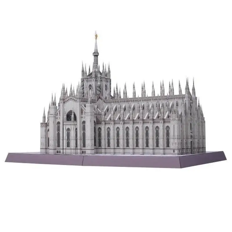 Бумажная 3D модель Миланского  – обзор и цена Model Kit Italeri