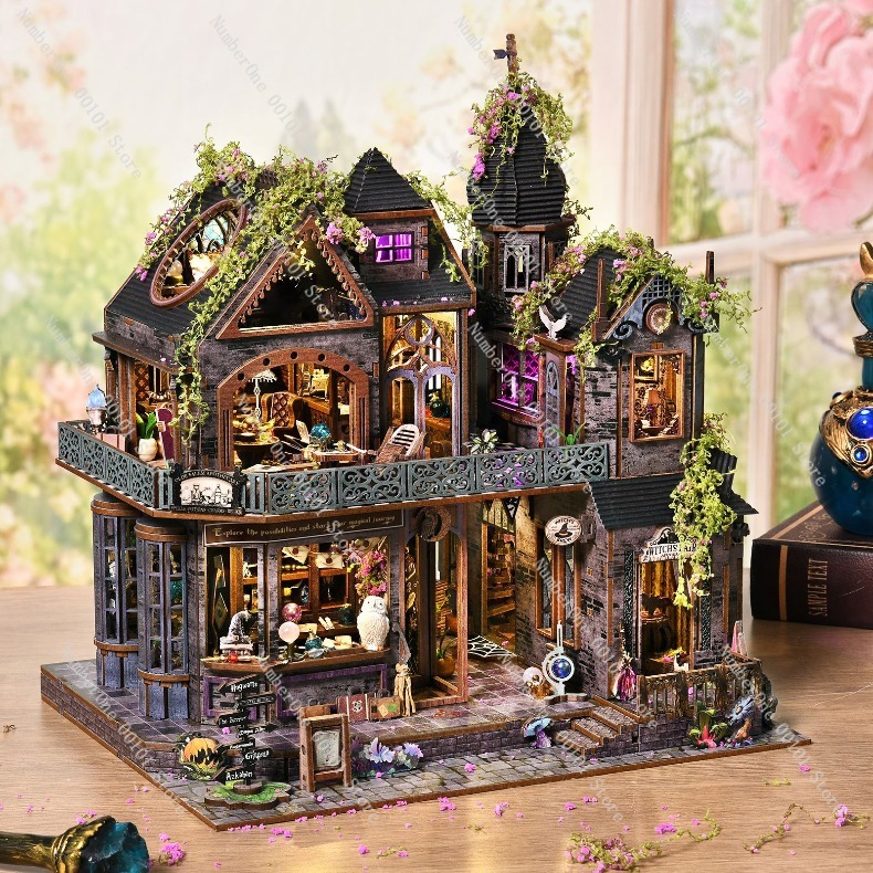 Деревянный миниатюрный домик-к – обзор и цена Model Kit Wood