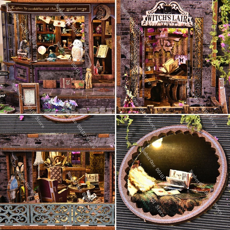 Деревянный миниатюрный домик-к – обзор и цена Model Kit Wood