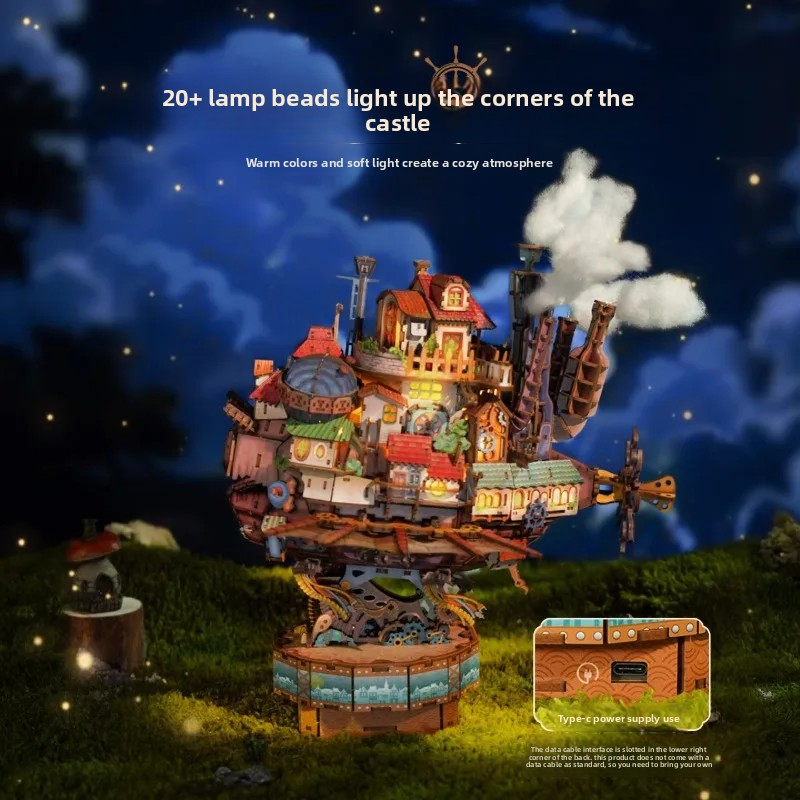Тончир: Движущийся замок Хаула – обзор и цена Model Kit Wood